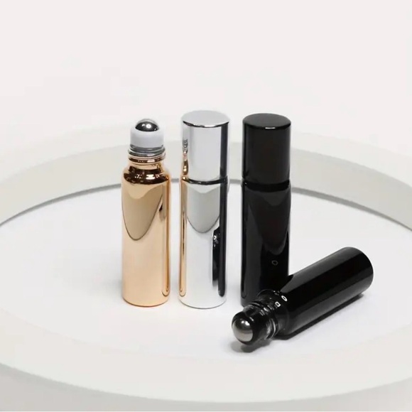 8 Pack Rolling ball Vials with Steel Beads & Opener - 0.17oz Glass Bottles - Picture 2 of 5